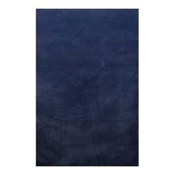 Tappeto effetto pelle di coniglio blu per soggiorno, camera 80x150