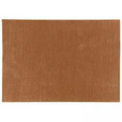 Tappeto in polipropilene a pelo corto marrone unito 160 x 230 cm