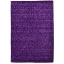 Tappeto intessuto a mano in lana vergine - Violetto - 070x140 cm