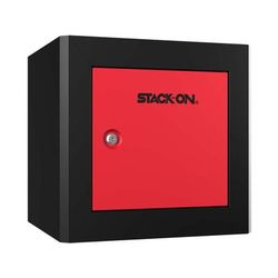 Stack-On Compact Welded-Steel Pistol Ammo Cabinet Black & Red X-Large GCBR-1000-DX