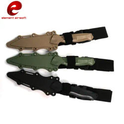 Military Birthday Gift CS Cosplay Prop Tactical Enthusiasts Combat Knife Modeling Rubber Training Sheath Knife Model Toy Sword