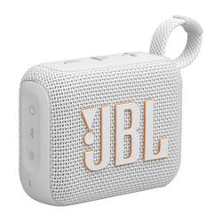 JBL Go 4 Portable Bluetooth Speaker (White) JBLGO4WHTAM