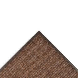 NoTrax 109R0072BR Brush Step Entrance Scraper Floor Mat, 6' x 60', 3/8" Thick, Brown