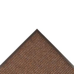 NoTrax 109S0023BR Brush Step Entrance Scraper Floor Mat, 2' x 3', 3/8" Thick, Brown