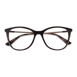 Female s square Dark Tortoise Plastic Prescription eyeglasses - Eyebuydirect s Vogue Eyewear VO5562