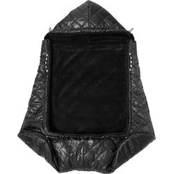 7 A.M. Enfant K-Poncho Baby Carrier Cover - Black Plush