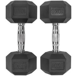 TEMU 2pcs Dumbbells, Hex Dumbbells, For Strength Training, Body Shaping, Weightlifting