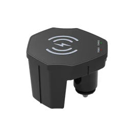 AU04-caricabatterie Wireless per Audi A6 A7 S6 S7 C8 2019-2023 caricabatteria da auto accendisigari 15W telefono cellulare per auto QI ricarica rapida