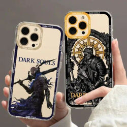 Dark Souls Game Phone Case For iPhone 16 15 14 13 12 11 Pro Max X XR XS SE 7 8 Plus Mini Transparent Mobile Funda