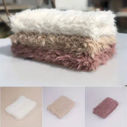 Coperta rettangolare per neonato Puntelli per fotografia neonato Coperte per foto per bambini Tappetino per neonato Cuscino di riempimento per cestino da letto per costume