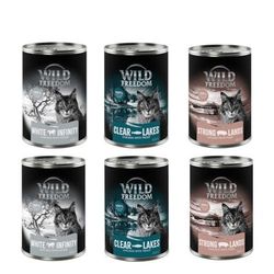 Wild Freedom Adult 12 x 400 g - senza cereali - Mix 3: White Infintiy, Clear Lakes, Strong Lands