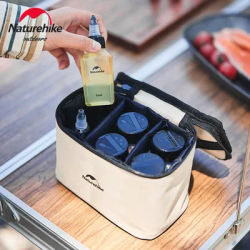 Naturehike Seasoning Bottle 6pcs 8pcs Outdoor Spice Bottle Set BBQ Seasoning Jar Portable Picnic Camping Tableware Storage Set