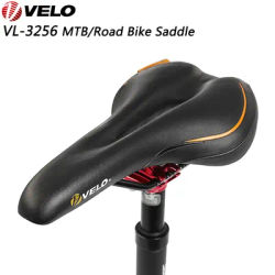 Conductrice O VL-3256 Vélo Selle Creux Respirant Noir Vélo Siège Coussin VTT Vélo De Route PU Cuir