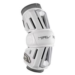 Maverik Max 2025 Men's Lacrosse Arm Guard - Re-Packaged White