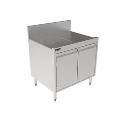 Perlick TSF30SC 30" Stationary Storage Cabinet, 24" Front to Back, Hinged Doors, Stainless Steel