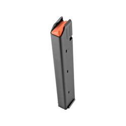 Duramag SS Colt Pattern AR-15 Rifle Magazine 9mm Luger 32 Round Black w/ Orange Follower Detachable 1 Pack Stainless Steel 3209041178CPD-32RD