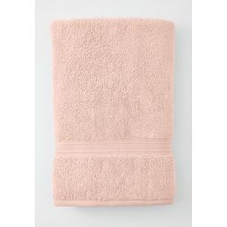 Amore Plush Bath Sheet by BrylaneHome in Rose