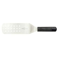 Mercer Culinary M18710 8" x 3" Perforated Turner w/ Black Polypropylene Handle, High Carbon Japanese Steel