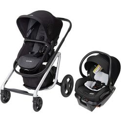 Maxi-Cosi Lila + Mico XP Max Travel System Bundle - Frequency Black / Essential Black
