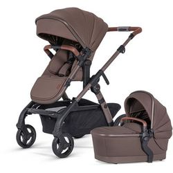 Silver Cross Wave 3 Complete Single-to-Double Stroller - Caramel
