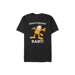 Men’s Big & Tall Celebrate Dads Tops & Tees by Mad Engine in Black (Size 3XLT)