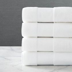 Set of 4 Bath Towels - Ivory - Frontgate Resort Collection™