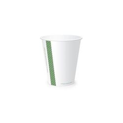 Vegware CV-16G 16 oz Disposable Cold Cup - PLA, Printed, White