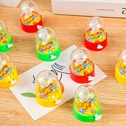 TEMU 20pcs Creative Parent-child For Children's Finger Bounce Small Basketball, Mini Puzzle Shooting Machine Color Random