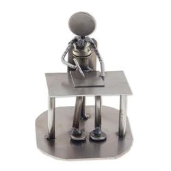 Artist,'Recycled Metal Auto Part Artist Sculpture from Mexico'