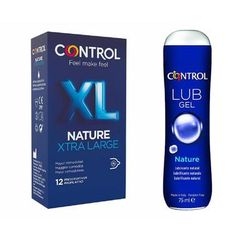 CONTROL XL Nature 12pz + Lub Gel 1 pz Set