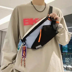 Man Chest Rig Bag Women Fanny Pack Streetwear Chest Bags Multi-function Unisex Nylon Hip hop Waist Bag Waterproof Phone pocket