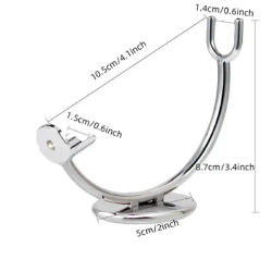 Men Shaving Brush Holder Manual Razor Stand Zinc Alloy Safety Razors Rack for Travel Home Salon Electric Razor Holder Beard Tool