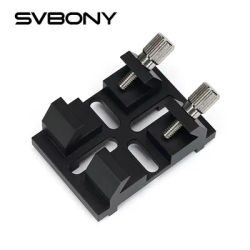 Svbony Small Dovetail Plate with Locking Screw Quick-Connect Finderscope Guide Scope Adapter Bracket for Astronomical Telescope