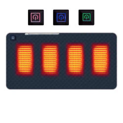 4 Heated Areas Heated Warming Seat Cushion Thickened Heater Warm Pad 3 Adjustable Temperature for Winter Outdoor Stadium Fishing