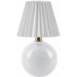 Granjenal 12"H x 8"W x 8"D Modern Aqua/White/Translucent Table Lamp - Boutique Rugs