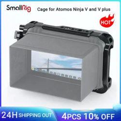 SmallRig Form-fitting Cage for Atomos Ninja V 5" 4K Recording Monitor Cage With Built-in NATO Rails Cable Clamp -2209