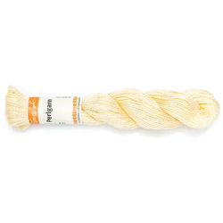 buttinette Fil à broder perlé, jaune blé, 25 g