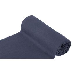 Tissu bord côte "confort", bleu nuit mélangé