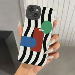 Shockproof Zebra Stripe Silicone Case For Xiaomi Mi 11 Lite 5G 14 13T 13 12T 12X 12 Poco F6 F5 M6 X6