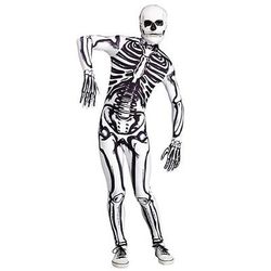 Tuta Intera Costume Cosplay Body Teschio scheletro Mostro Zalgo Cosplay Bambini Adulti Per uomo Ragazzi Carnevale Mascherata martedì grasso Feste Halloween Performance Vestirsi