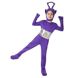 Costume di Carnevale Alieno Teletubbies Costume Cosplay Costumi Divertenti Costume di famiglia Carino Divertenti Costume Divertente Bambini Ragazzi Ragazze Carnevale Mascherata San Valentino Costumi