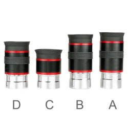 Astronomical Telescope Eyepiece 1 25 Inch 68 Degrees Wide Angle Monocular Eyepiece with Rubber Guard 9mm
