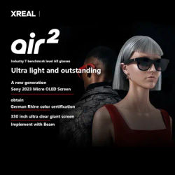 Original XREAL Air 2 Smart AR Glasses 330 Inch Micro OLED Big Screen 1080P View for Mobile Computer Not VR Virtual Reality