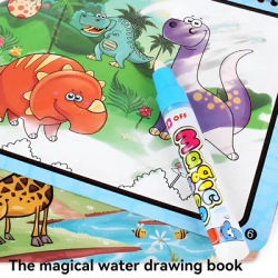 Children's Magic Picture Book Can Be Repeatedly Doodled Using Clean Water Painting And Coloring