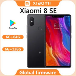 Global rom Xiaomi 8 SE Cellphone with Phone Case, Dual SIM Smartphone, 3120mAh Battery, Android Cell Phone, Original used phone
