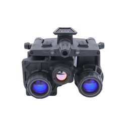 RIX RENV-B 1x25mm Enhanced Night Vision Binoculars Gen 2+ 64 lp/mm w/ White Tubes 1800 FOM Black Small RENVBW18