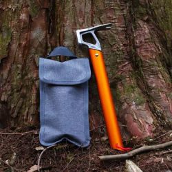 Outdoor Aluminum Hammer Ultralight Portable with Stake Puller Outdoor Camping Hammer Tent Household Nail Pulling Hammer