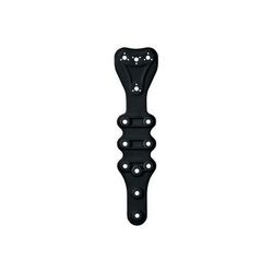 Safariland 6004UFA Universal Flex Adapter W/ 567Bl On A Single Strap Leg Shroud Plain Black 6004UFA-SP5-2