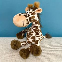 TEMU Soft Plush Giraffe Toy For Kids 0-3 Years - Realistic Animal Stuffed Dolls For Nursery, Cuddly Toddler Sleep Companion, Ideal Birthday & Christmas Gift - Polyester Fiber, Cute Plushies