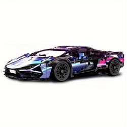 TEMU 1314 Pcs Sports Car Model Building Blocks Kit, 1:14 Car Moc Building Blocks, Collectible Model Cars Set To Build, Birthday Christmas Gift